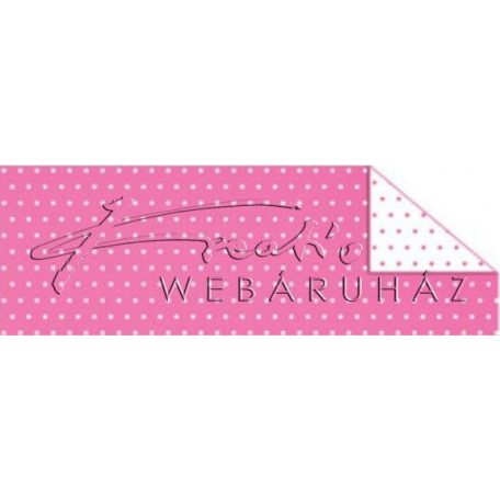 Kartonpapír - Pöttyös, rózsaszín karton, 29,5x20cm, 1 lap