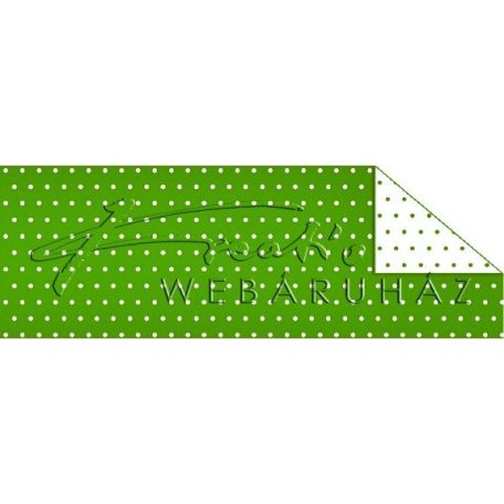 Kartonpapír - Pöttyös, zöld karton, 29,5x20cm, 1 lap