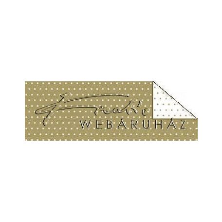 Kartonpapír - Pöttyös, Taupe (szürkés-barna) karton, 29,5x20cm, 1 lap