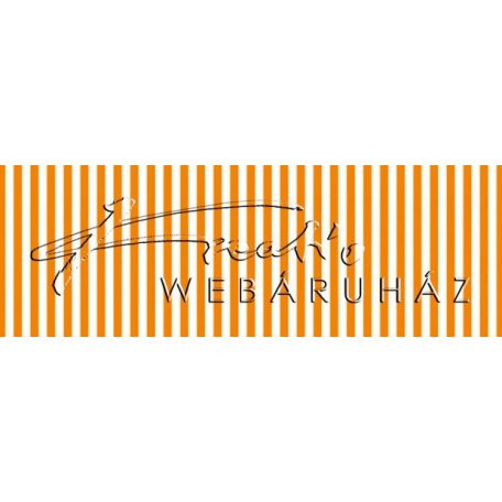 Kartonpapír - Narancs, csíkos karton, 29,5x20cm, 1 lap