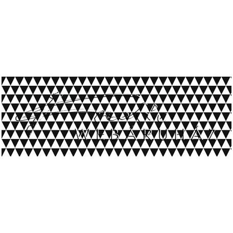 Kartonpapír - Fekete-fehér, geometrikus háromszögek mintás karton 29,5x20cm, 1 lap