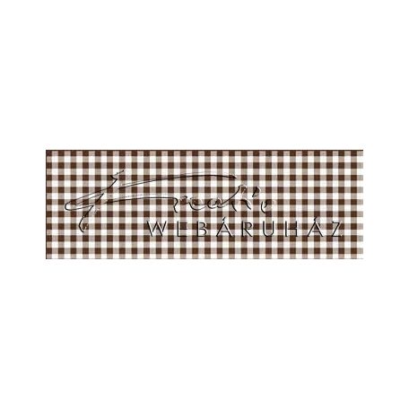 Kartonpapír - Kockás barna karton, 29,5x20cm, 1 lap