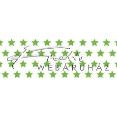   Kartonpapír - Zöld csillagos karton, apró csillag mintával 29,5x20cm, 1 lap