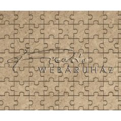 Kartonpapír - Natúr puzzle mintás, Karton 1 lap