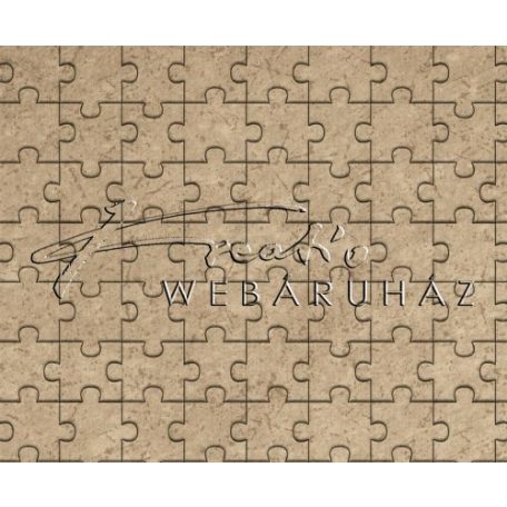 Kartonpapír - Natúr puzzle mintás, Karton 1 lap