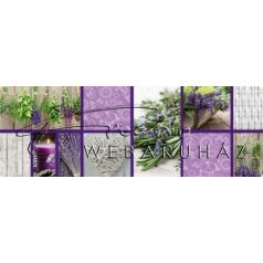 Kartonpapír - Skanzen levendula fotómontázs mintás Karton, 300g, 1 lap