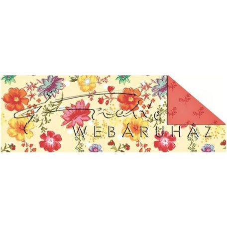 Kartonpapír - Romantikus kert Jolly pasztell virág mintás Karton, 1 lap