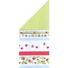   Kartonpapír - Katicabogár sor mintás színes karton, 1 lap