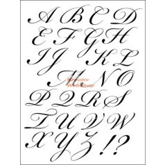 Akrilnyomda készlet - Nagybetűk