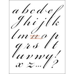 Akrilnyomda készlet - Kisbetűk