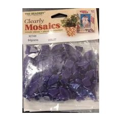 Akril mozaik - sötét lila