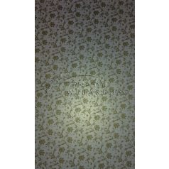 Design papír - Óarany virág mintás fehér iridescent