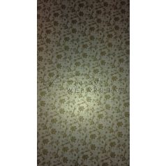 Design papír - Óarany virág mintás krém arany színű