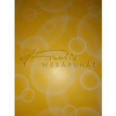   Kartonpapír - Sárga színű buborék mintás Karton, 30x20cm