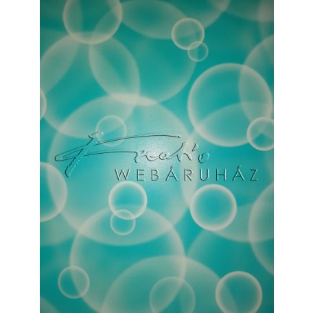 Kartonpapír - Világos kék színű buborék mintás Karton, 30x20cm