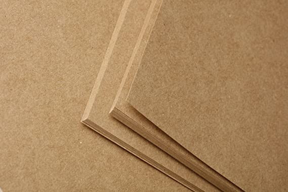 KRAFT papír barna/barna csíkozott - 120 g/m2 - A3
