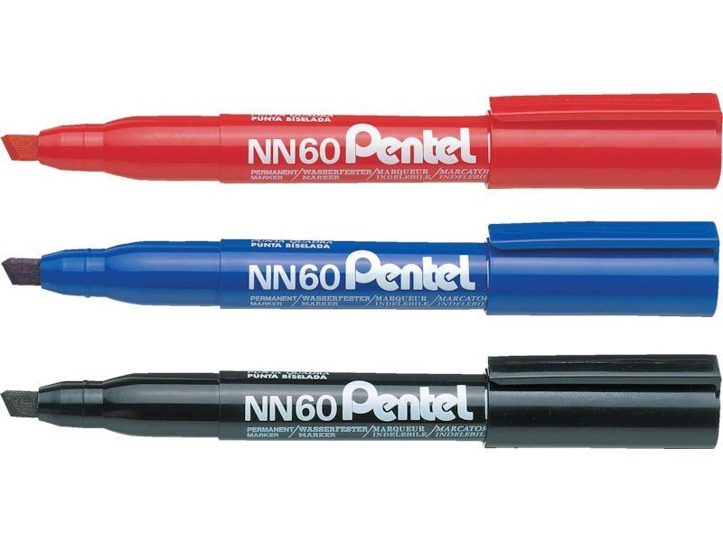 Pentel vágotthegyű alkoholos marker 4-6 mm - kék
